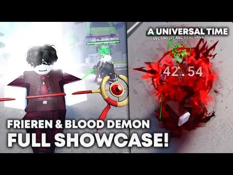 Frieren and Blood Demon showcase